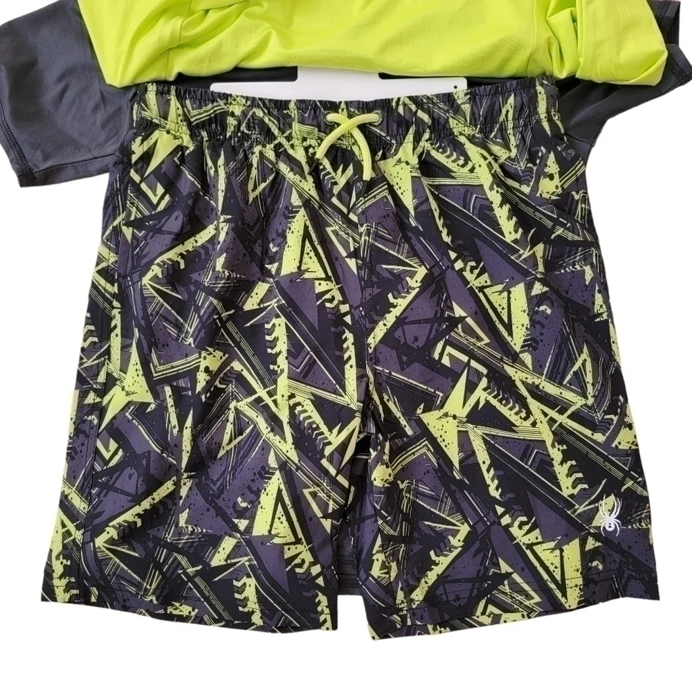 🛑 2 / $40 Sale! SPYDER 3 Piece Surf Sand Sun Swim Set - Size: Large (14/16) NWT